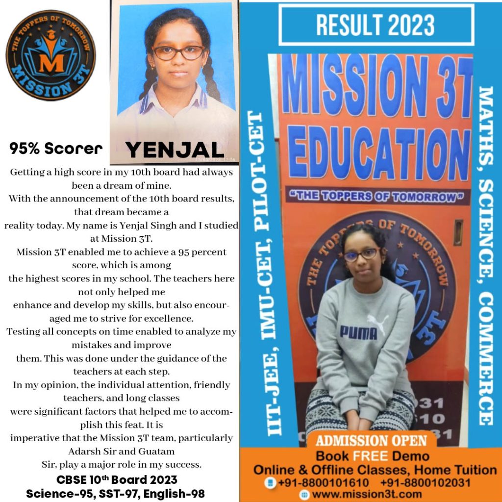 CBSE 10th Board 2023 - Mission3t Education